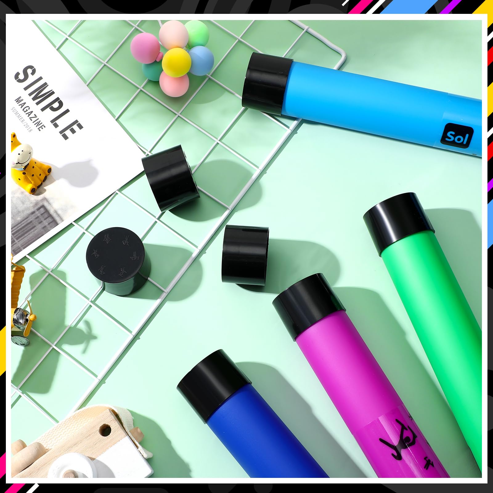 8 Pcs Octavator Tube Caps Percussion Tubes Caps To Lower The Octave Music Accessories Childhood Instruments For Classroom Time Rhythm Music