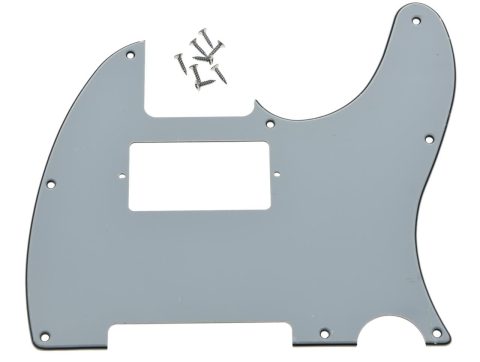 KAISH 8 Hole Tele Guitar Humbucker Pick Guard TL Pickguard for USA/Mexico Telecaster/Tele White 3 Ply