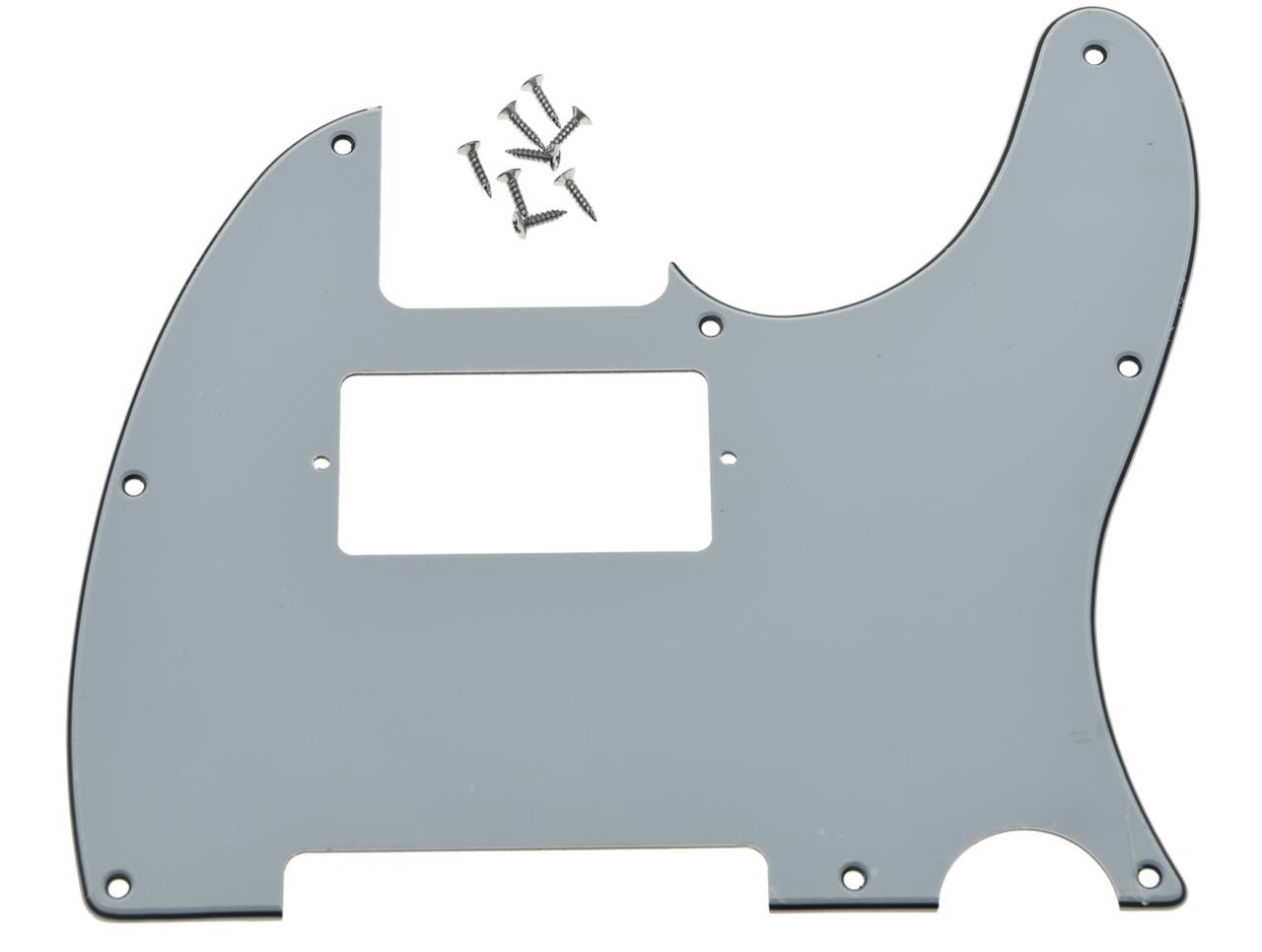 KAISH 8 Hole Tele Guitar Humbucker Pick Guard TL Pickguard for USA/Mexico Telecaster/Tele White 3 Ply