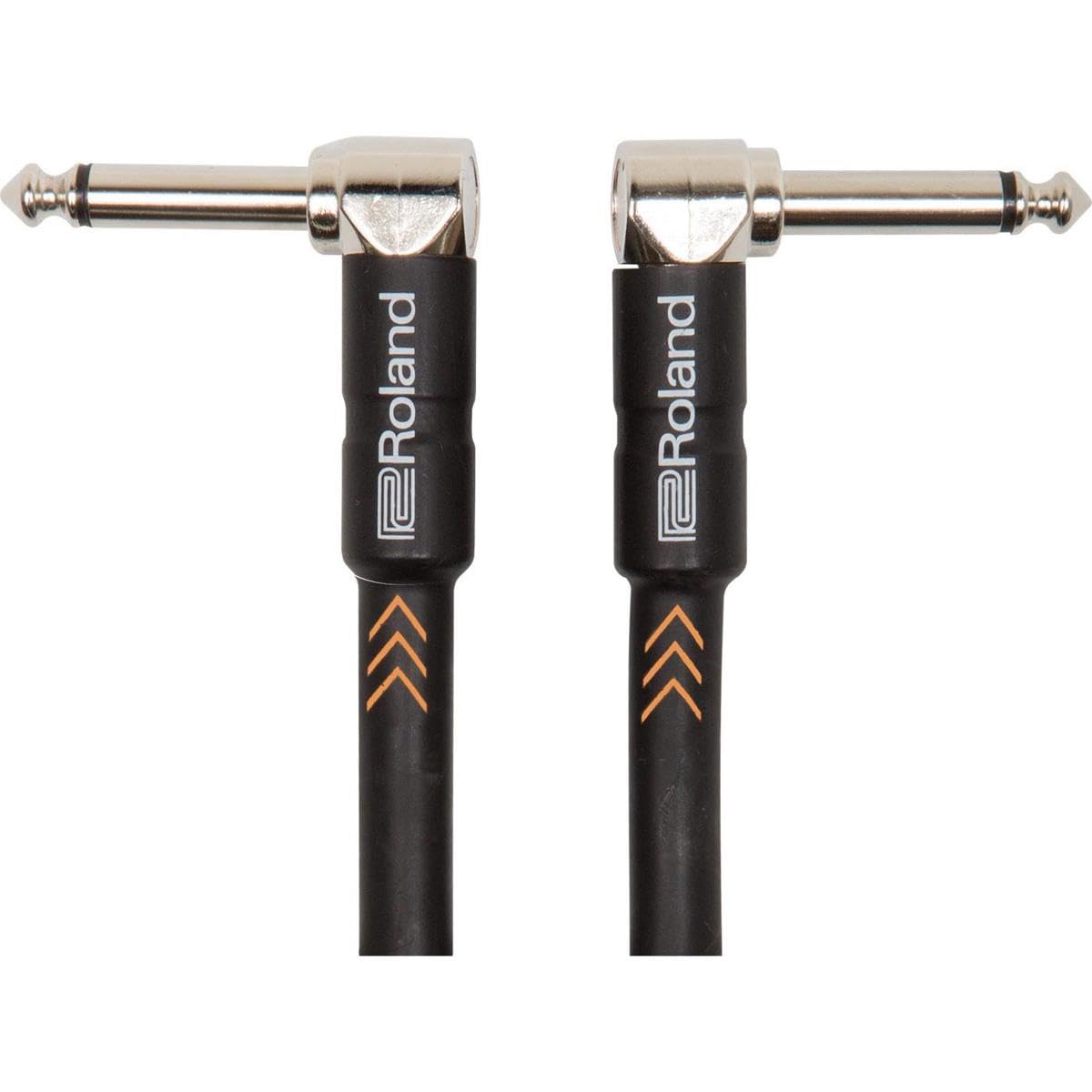 Roland Black Series Instrument Cable, Angled/Angled 1/4-Inch Jack, 3-Feet