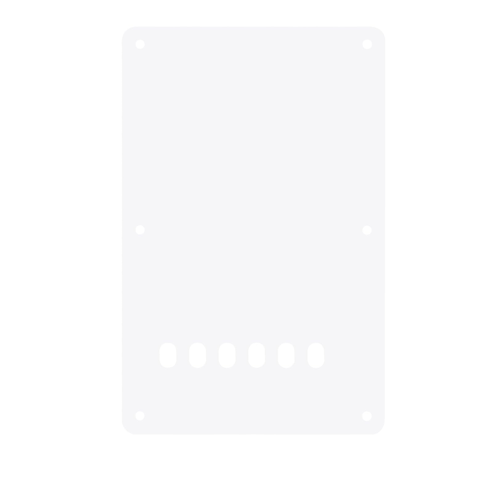 Banworks ST Backplate 6-Hole Beveled Edge 1-Ply Guitar Tremolo Cavity Cover