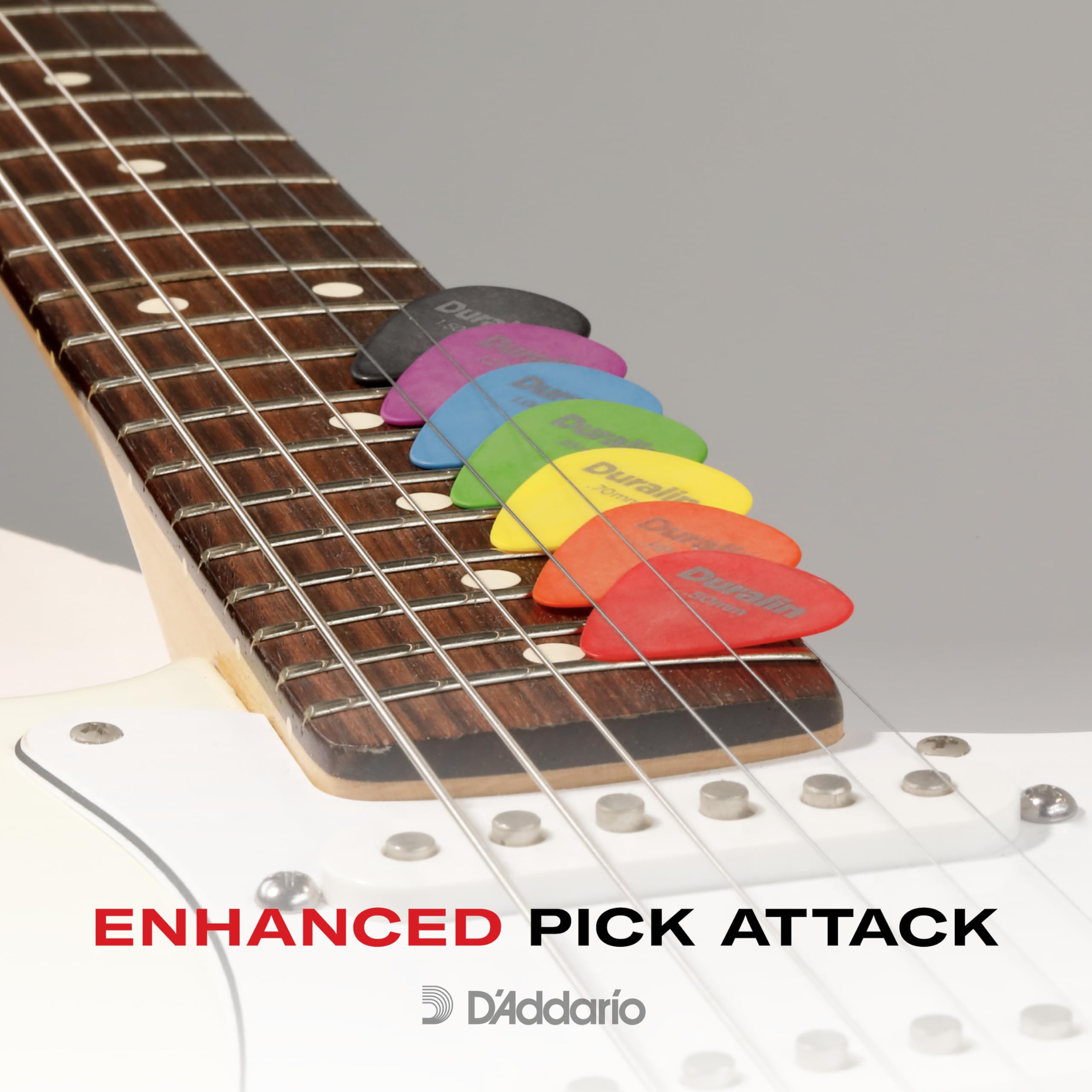 D’Addario Duralin Precision Guitar Picks, Medium, 10 pack