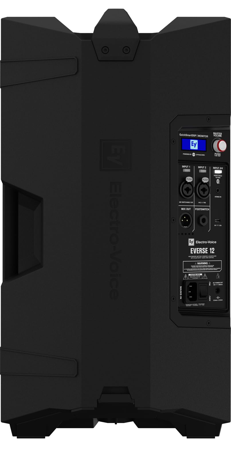 Electro-Voice Everse 12 12 Inch Battery Weatherized Loudspeaker (Black)