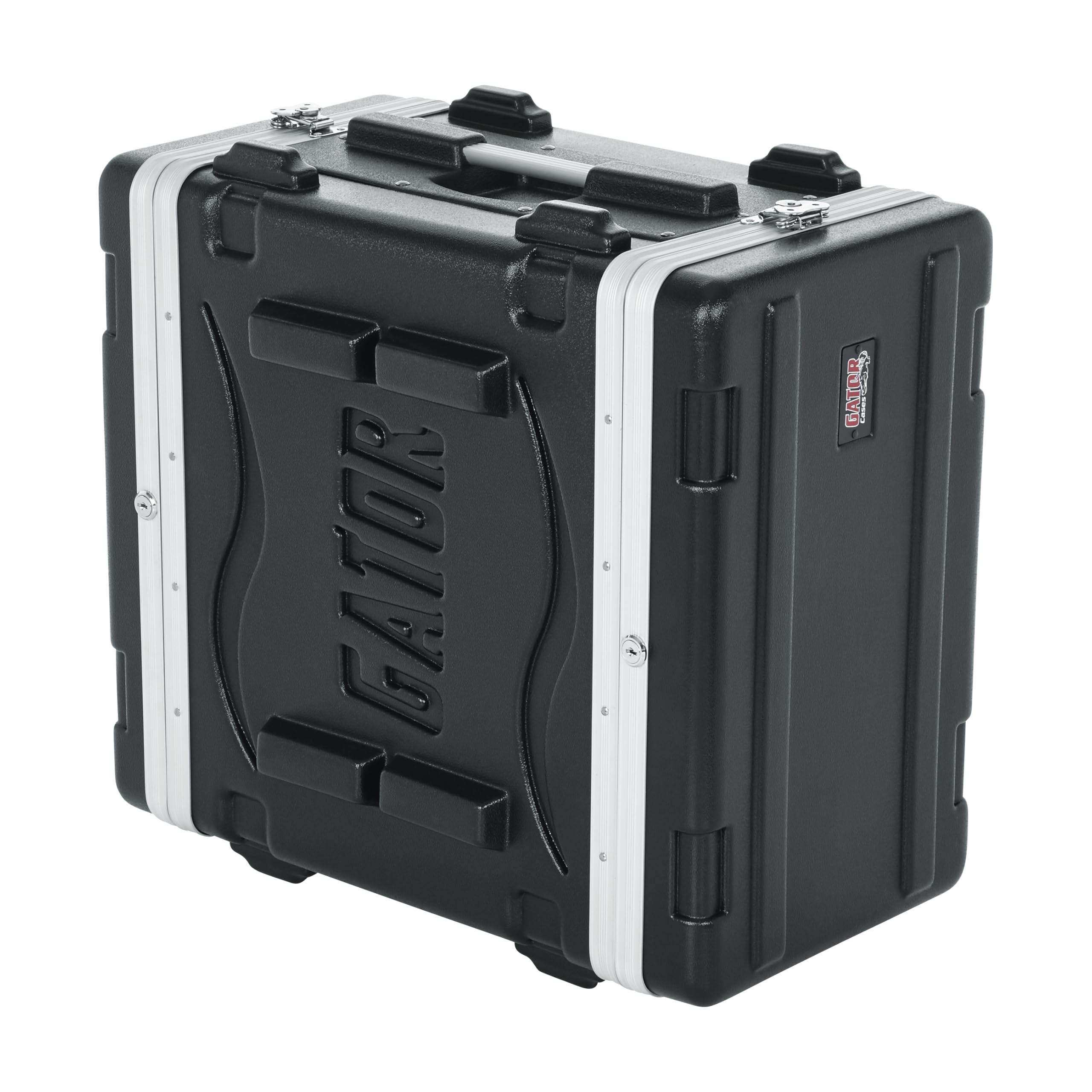 Gator Cases Lightweight Molded 6U Rack Case with Heavy Duty Latches, Standard 19.25″ Depth (GR-6L)