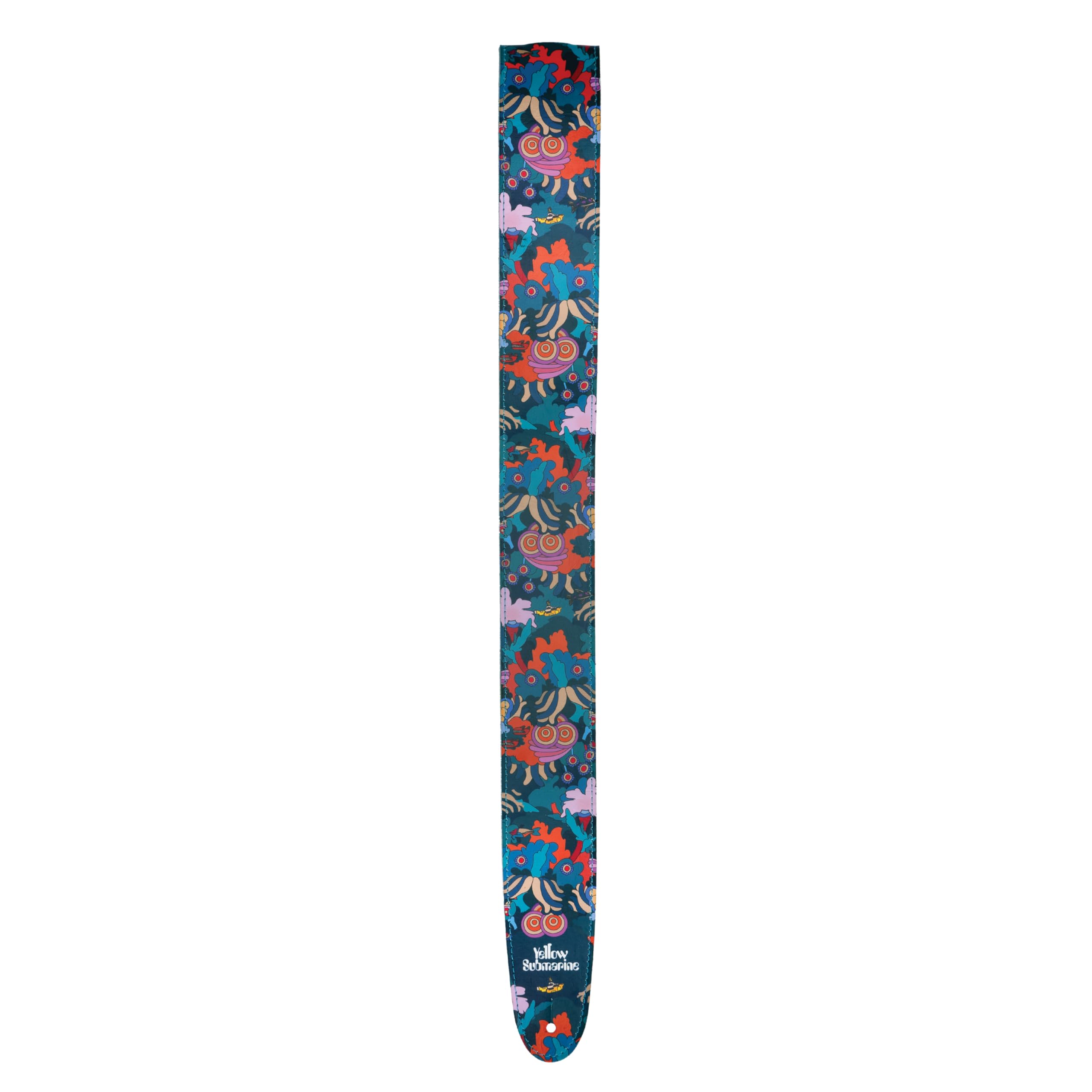 D’Addario 25BYS01 Beatles Guitar Strap – Beatles Guitar Accessories – Vinyl – Yellow Submarine, Under the Sea