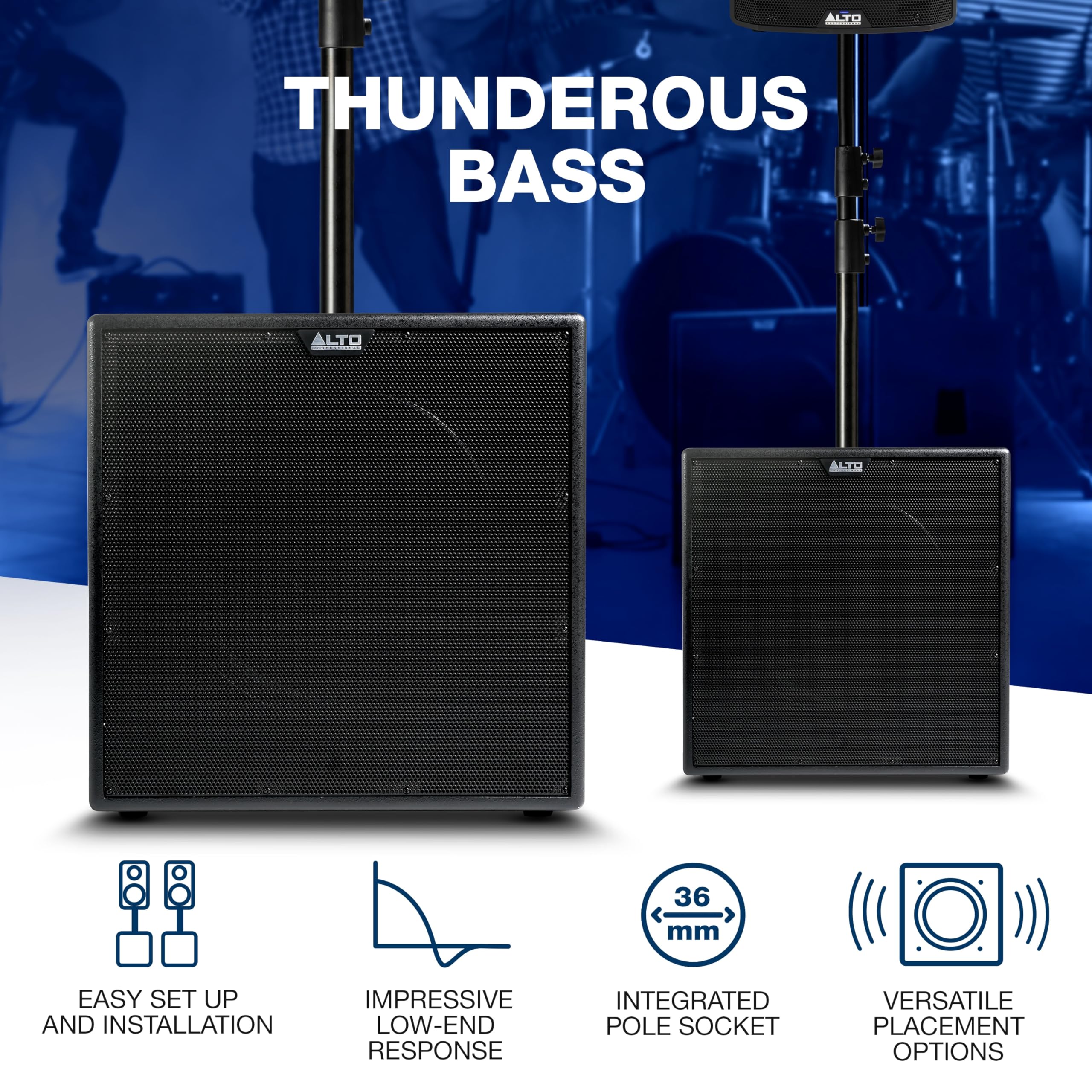 ALTO TX12S 900W 12″ Powered PA Subwoofer