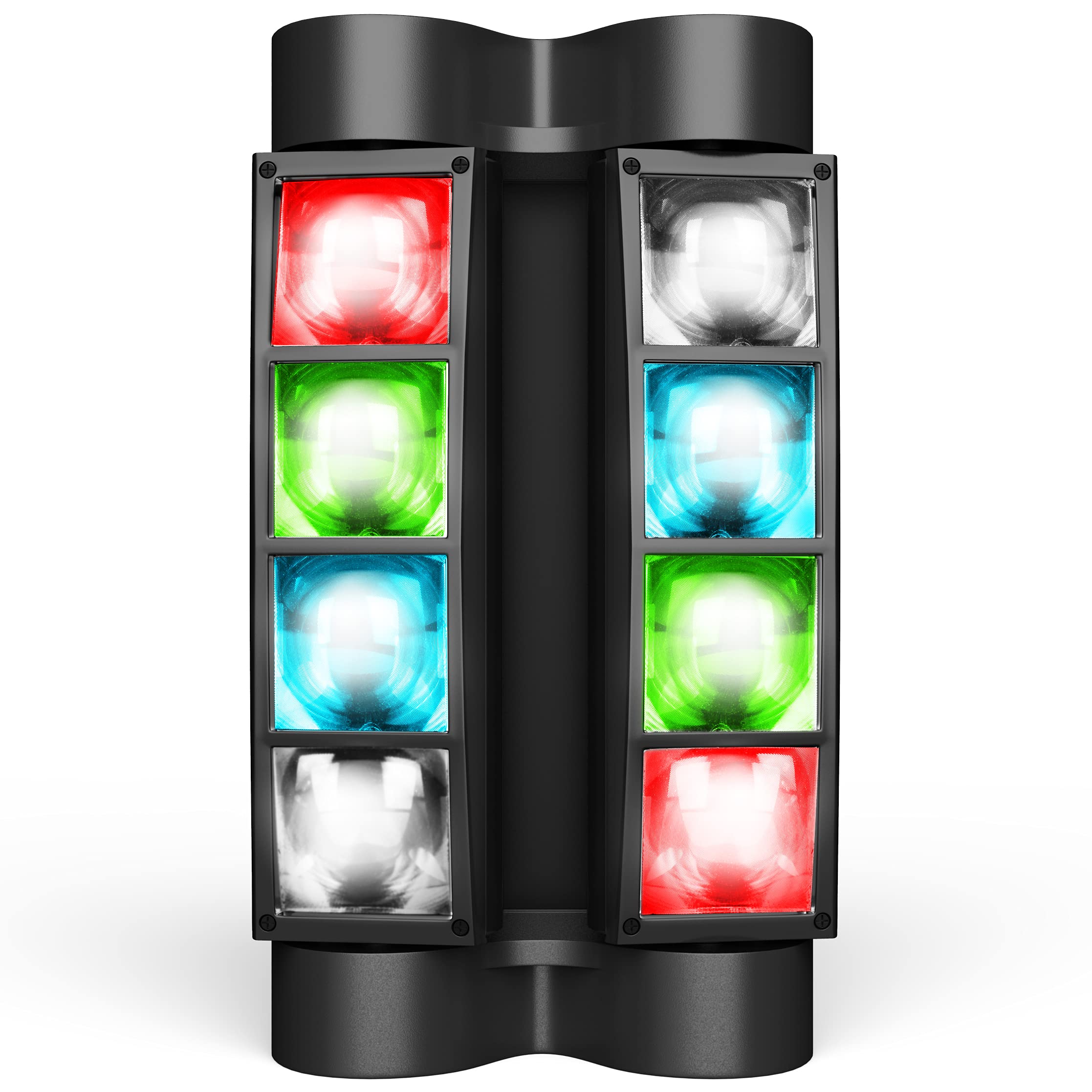 Betopper 8x3W Spider Moving Head DJ Light,RGBW Stage Disco Light-1 Pack