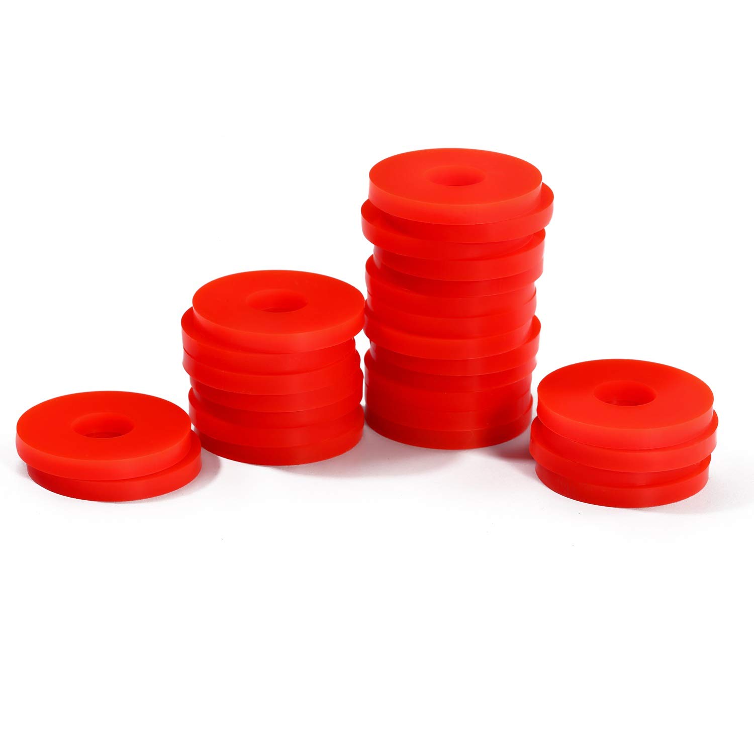LitOrange 30 PCS Guitar Premium Strap Locks, Silicone (Softer Than Rubber) Guitar Protector Strap Blocks