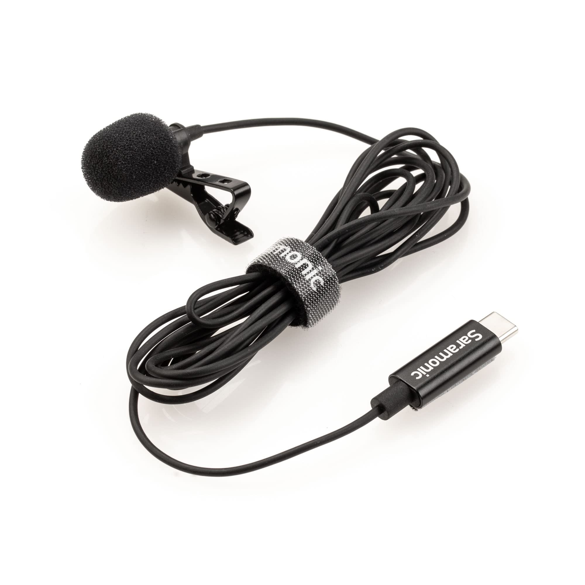 Saramonic LavMicro-U USB C Lavalier Microphone for iPhone 15, iPad, Android, Omnidirectional Condenser Lapel Mic for Vlogging, Interviews, YouTube, TikTok