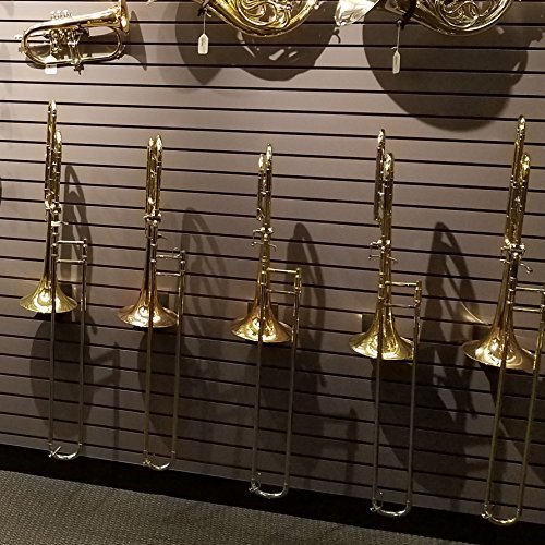 String Swing Trombone Hanger – Flat Wall Holder for All Trombones – Stand Accessories Home or Band Room Studio Wall – Musical Instruments Safe without Hard Cases – Made in USA