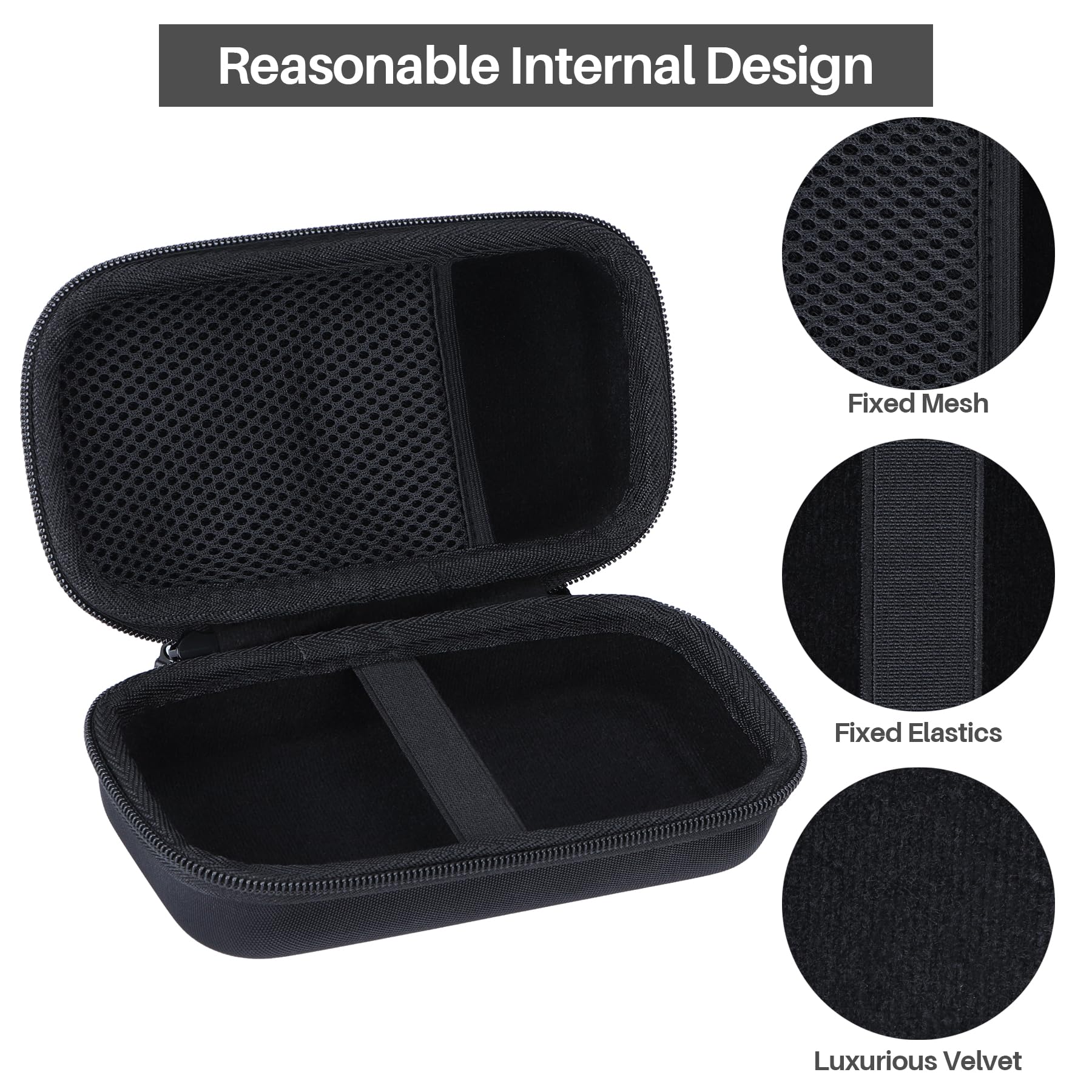 Lebakort Storage Case Compatible with Tascam DR-07X / DR-40X Stereo Handheld Digital Audio Portable Recorder