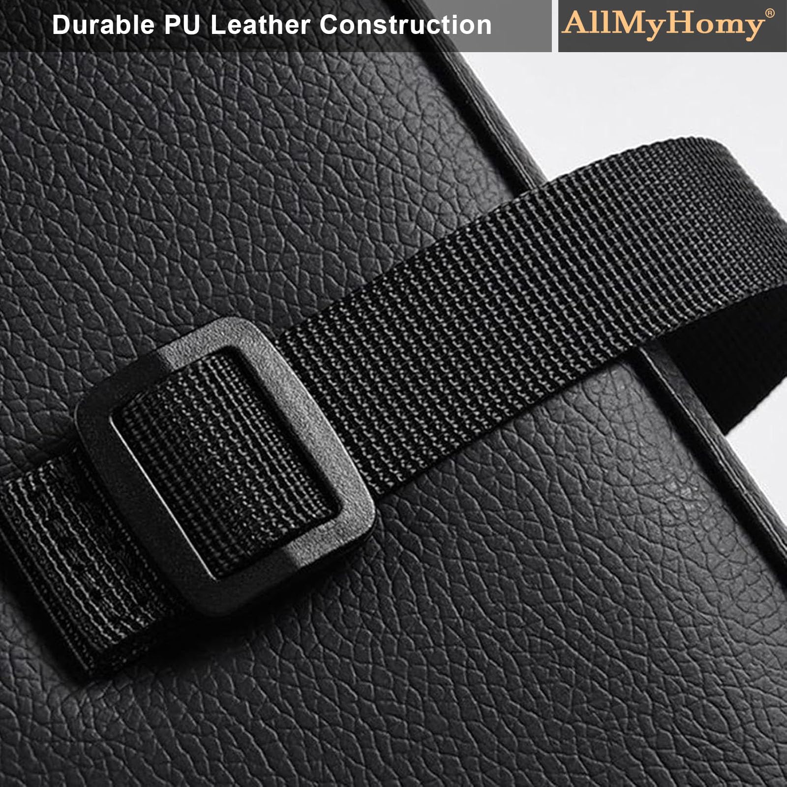 AllMyHomy Sheet Music Binder 3 Ring for Choir, Choral Music Folder with Hand Strap & Pockets, Organizes Letter Size 8.5″ x 11″ & A4 Sheets, Organizer for Performances,Concerts & Band, Black