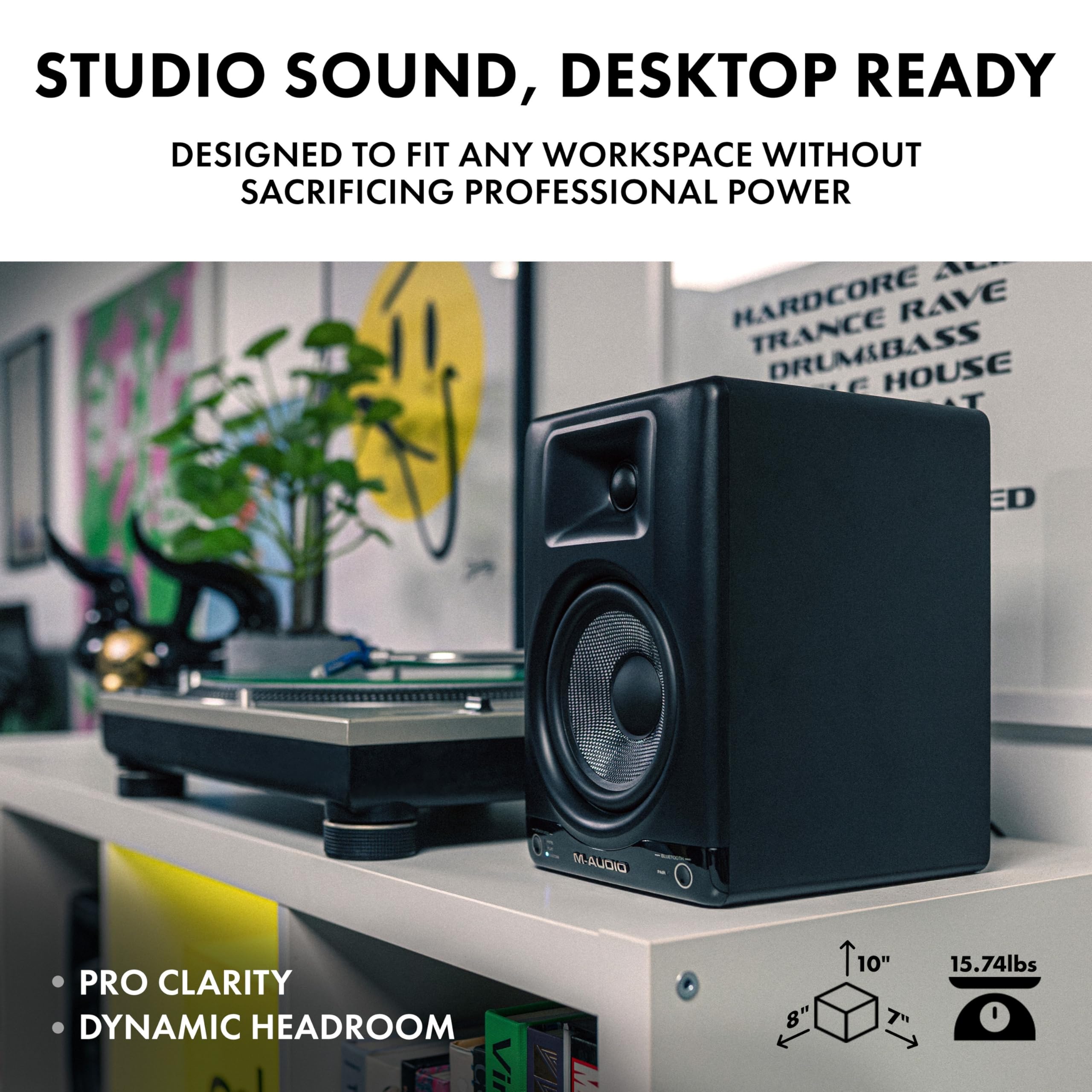 M-AUDIO BX5BT 5″ Desktop Studio Monitors Pair