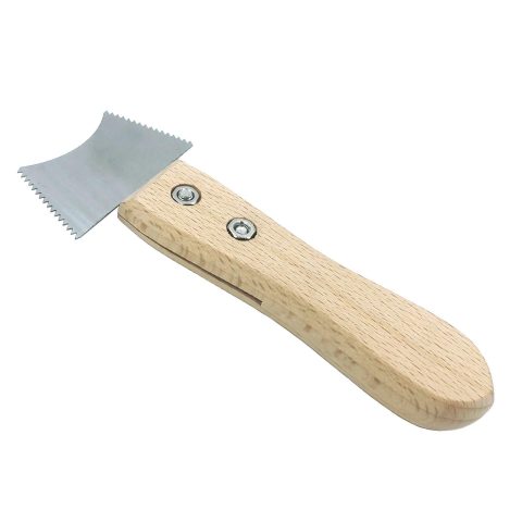 TUOREN Guitar Slot Saw Blade Guitar Fret Slot Cleaning Tool Wooden Handle Guitar Bridge Slot Scraper Guitar Luthier Repair Tool