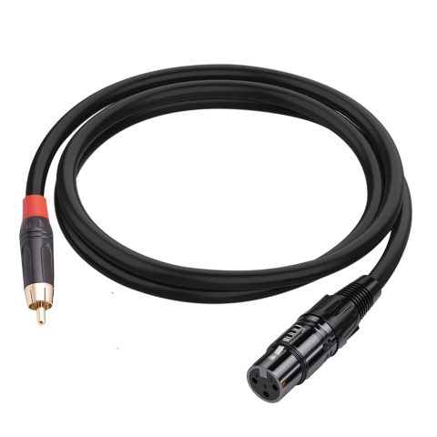 RedYutou XLR to RCA Adapter Cable, XLR Female to RCA Male Audio Cable Connector (3FT)