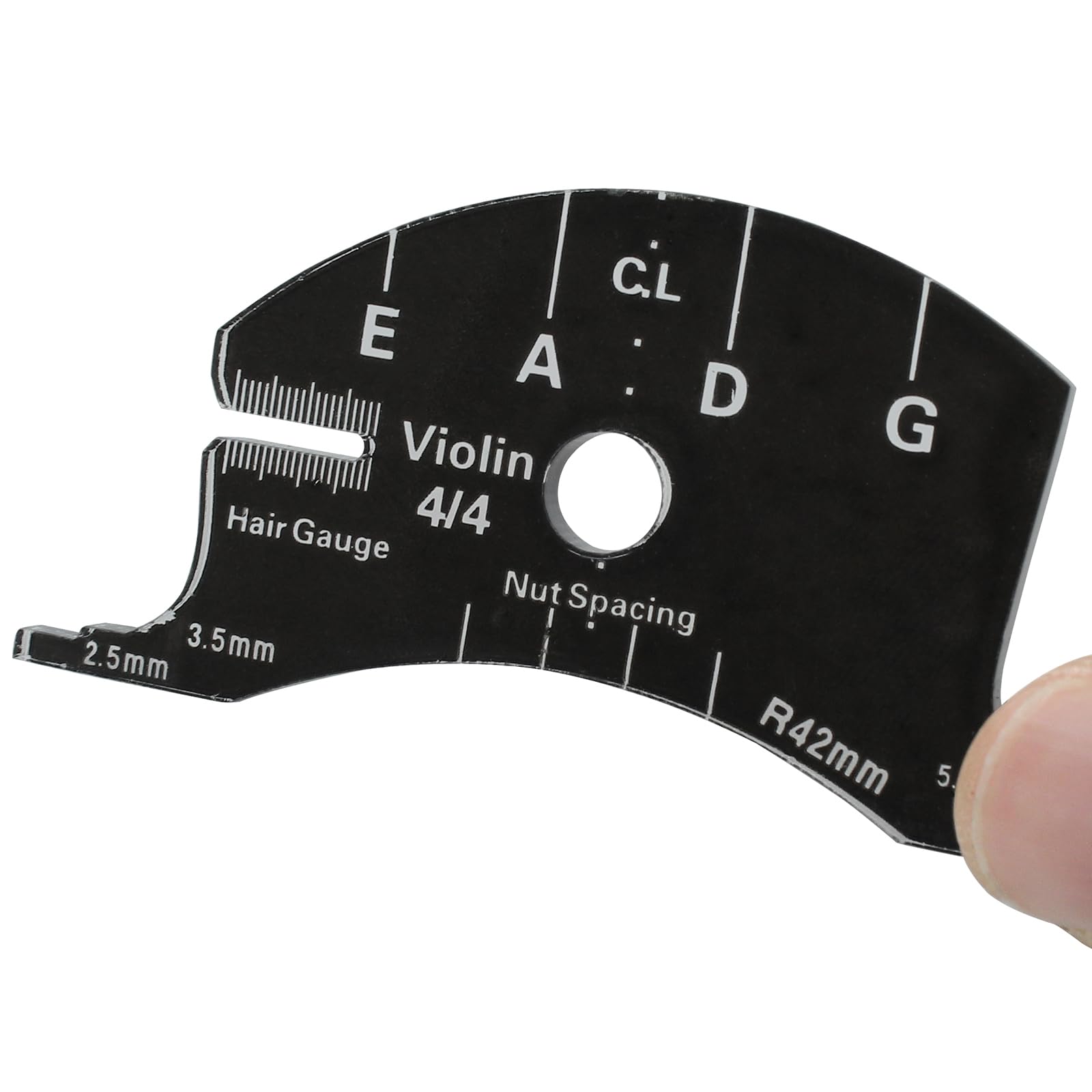Piutouyar Black 4/4 Violin Bridges Fingerboard Repair Reference Tool
