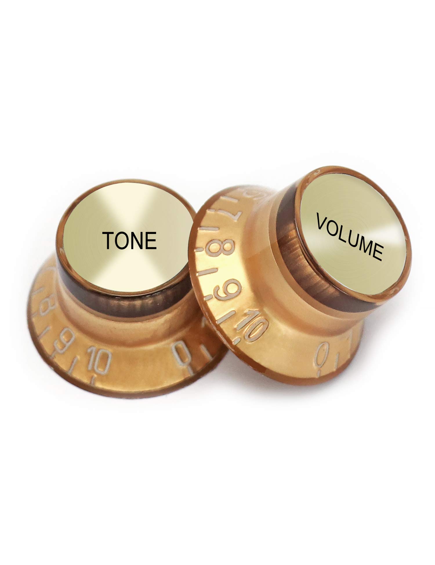 Metallor Electric Guitar Top Hat Knobs Speed Control Knobs 2 Volume 2 Tone