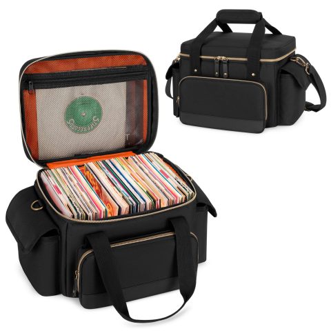 Damero Vinyl Record Storage Box for 7 Inch Records, Bag Only