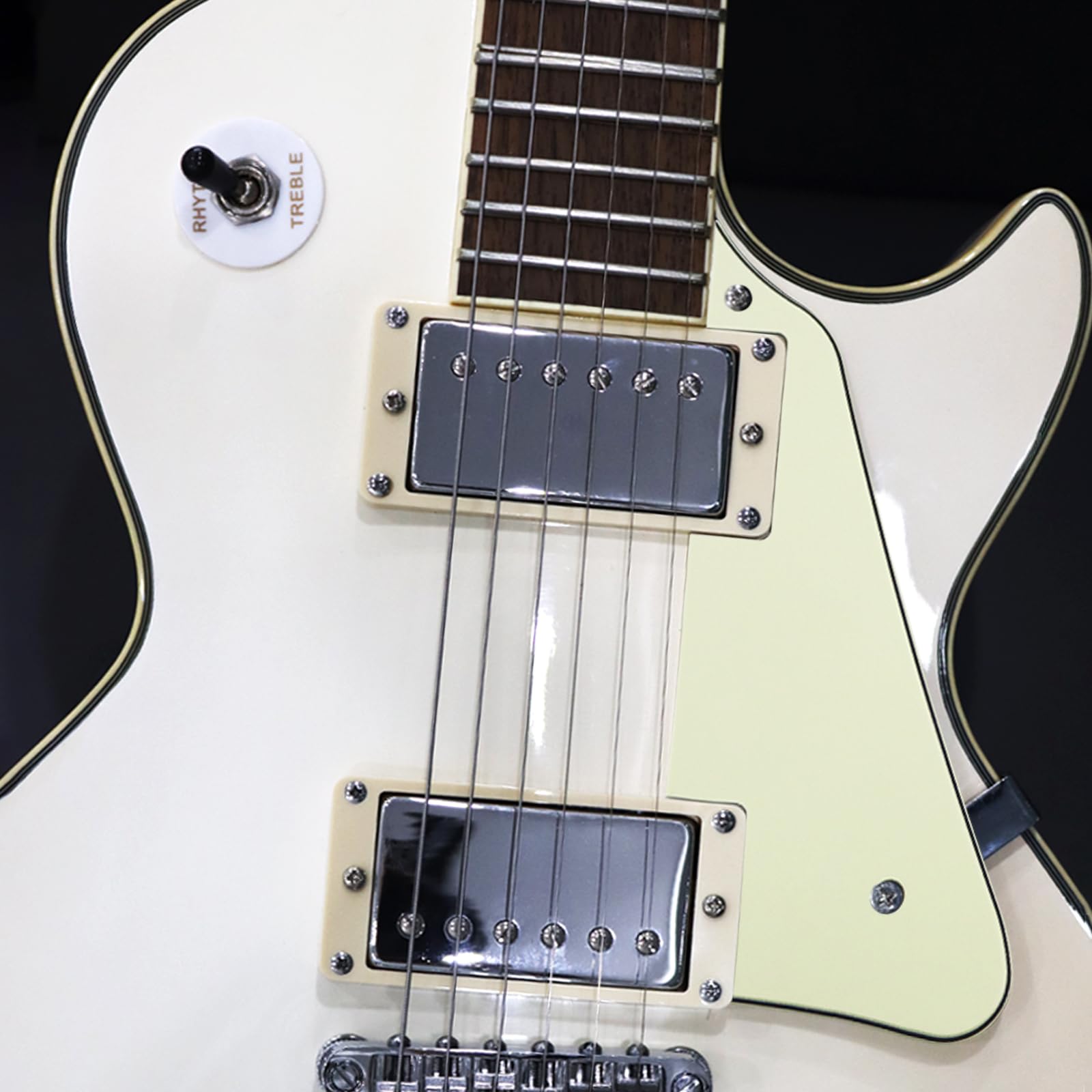 Phrilam Electric Guitar Pickguard Set for Gibson Les Paul, Mint Green 3Ply