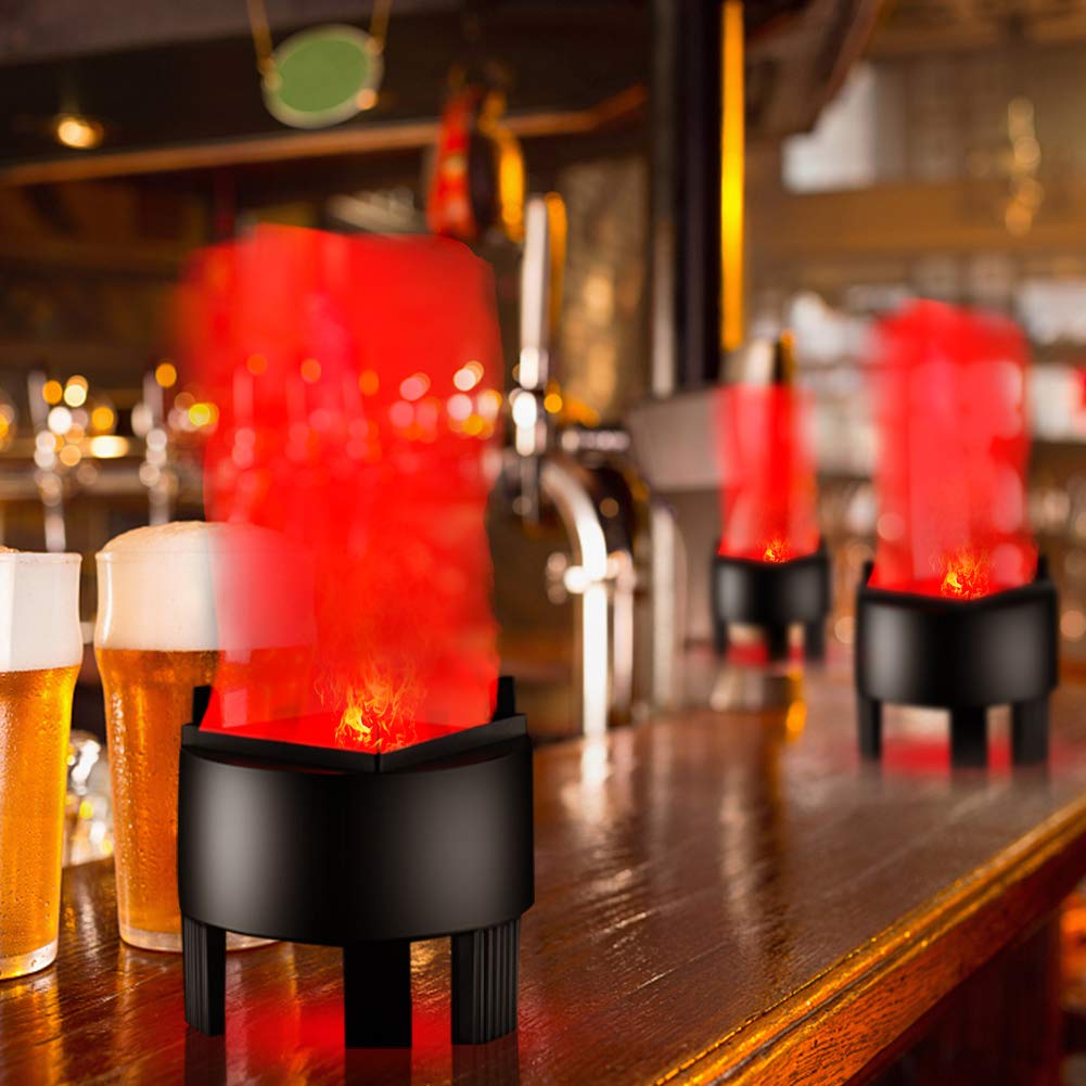 Electronic LED Fake Fire Flame light Simulated Halloween fake Campfire