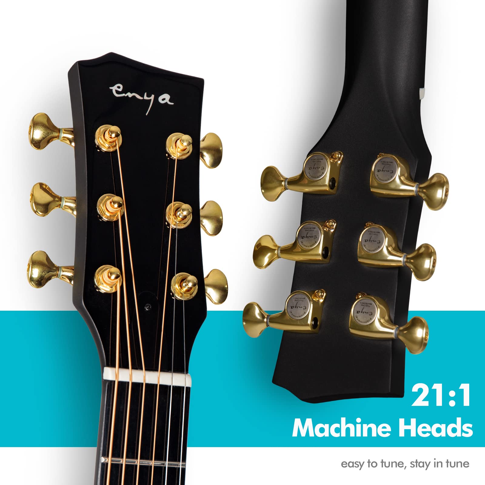 Enya X4 PRO 41-Inch Carbon Fiber Acoustic-Electric Guitar