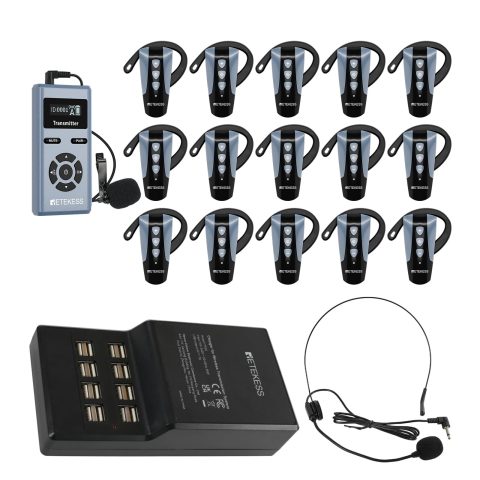 Retekess TT106S Wireless Audio Tour Guide System, Translation Equipment