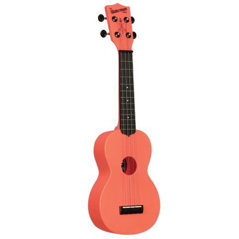 Kala KA-R-WMS-PK-S Soprano Recycled Waterman Ukulele – Pink Dust