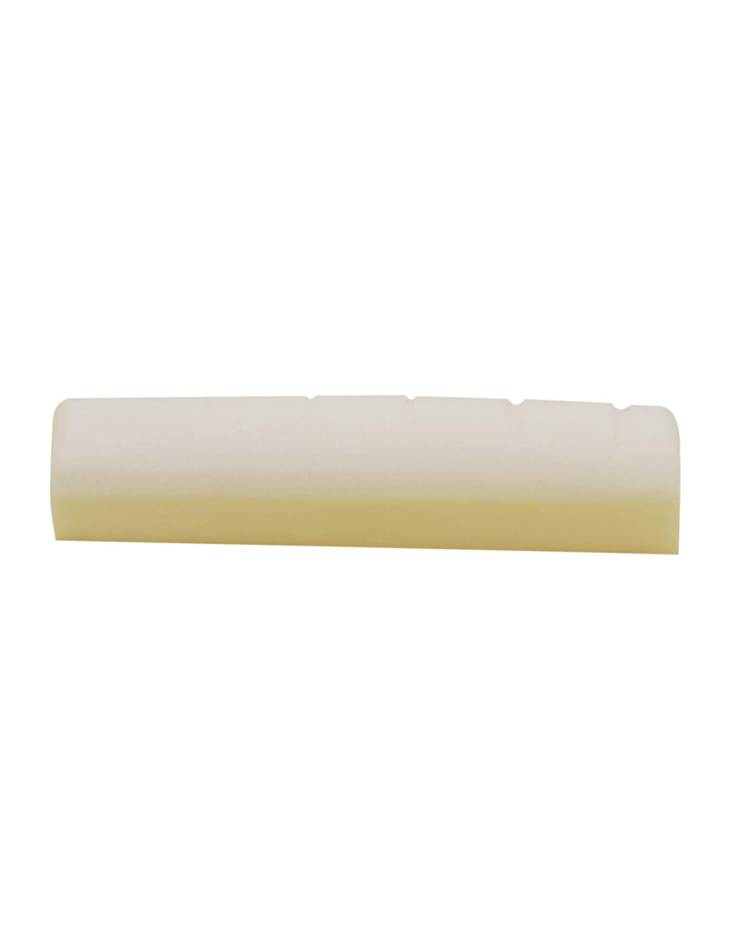 Metallor Bone Guitar Nut 6 String Pre-Slotted Top Nut 43mm x 9mm x 6mm White