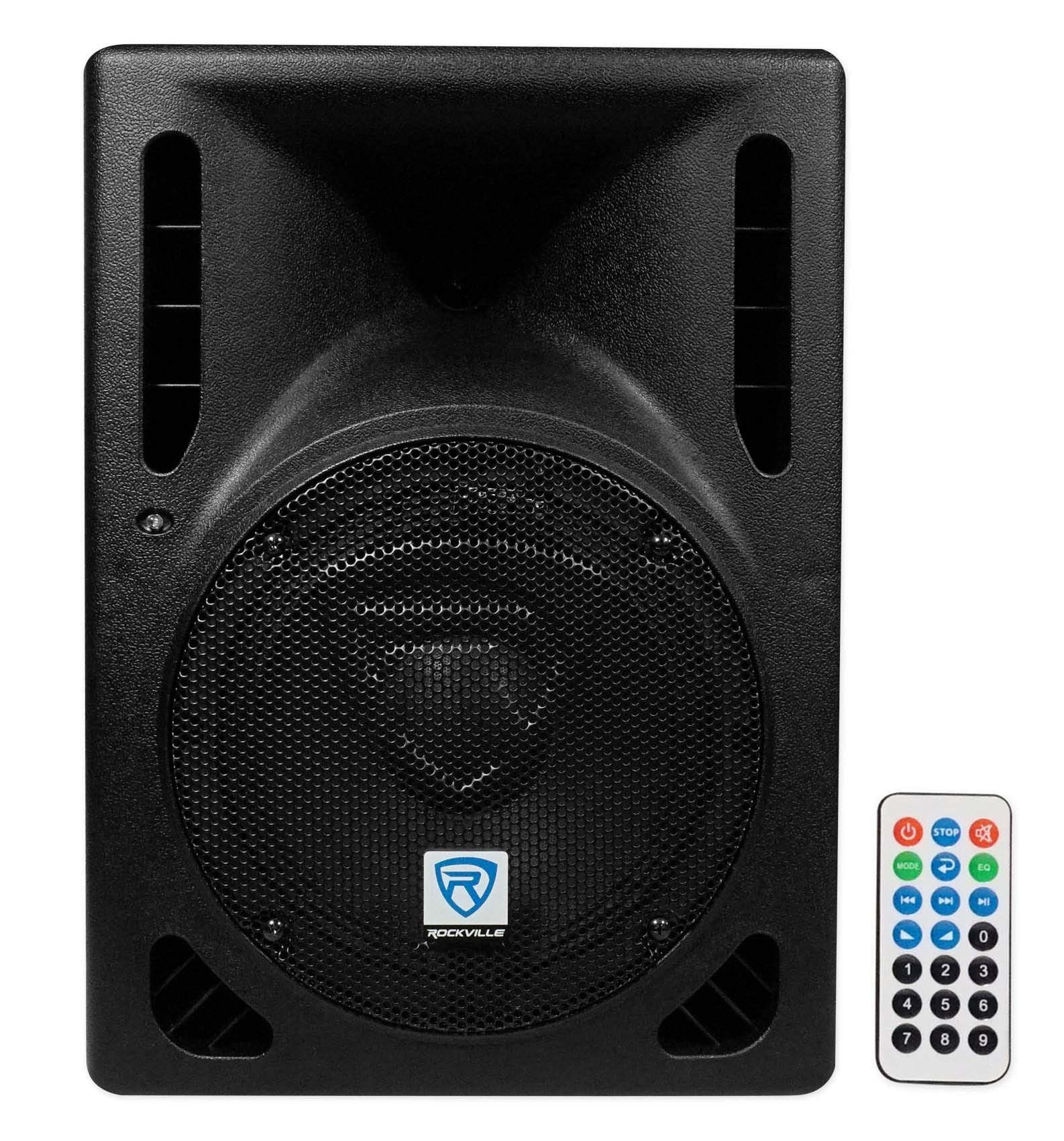 Rockville RPG8BT V2 8″ Powered Bluetooth DJ PA Speaker with TWS