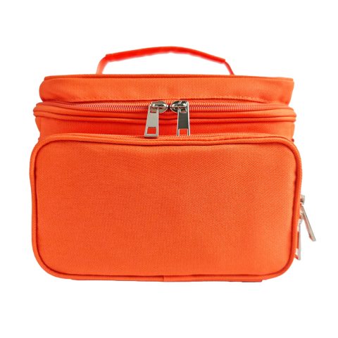 JDSZM Travel Carrying Case Compatible with Yoto Player Bluetooth Speaker and Headphone Accessories, Card Holder Holds up to 80 Cards with Shoulder Strap, Bag Only (Orange)