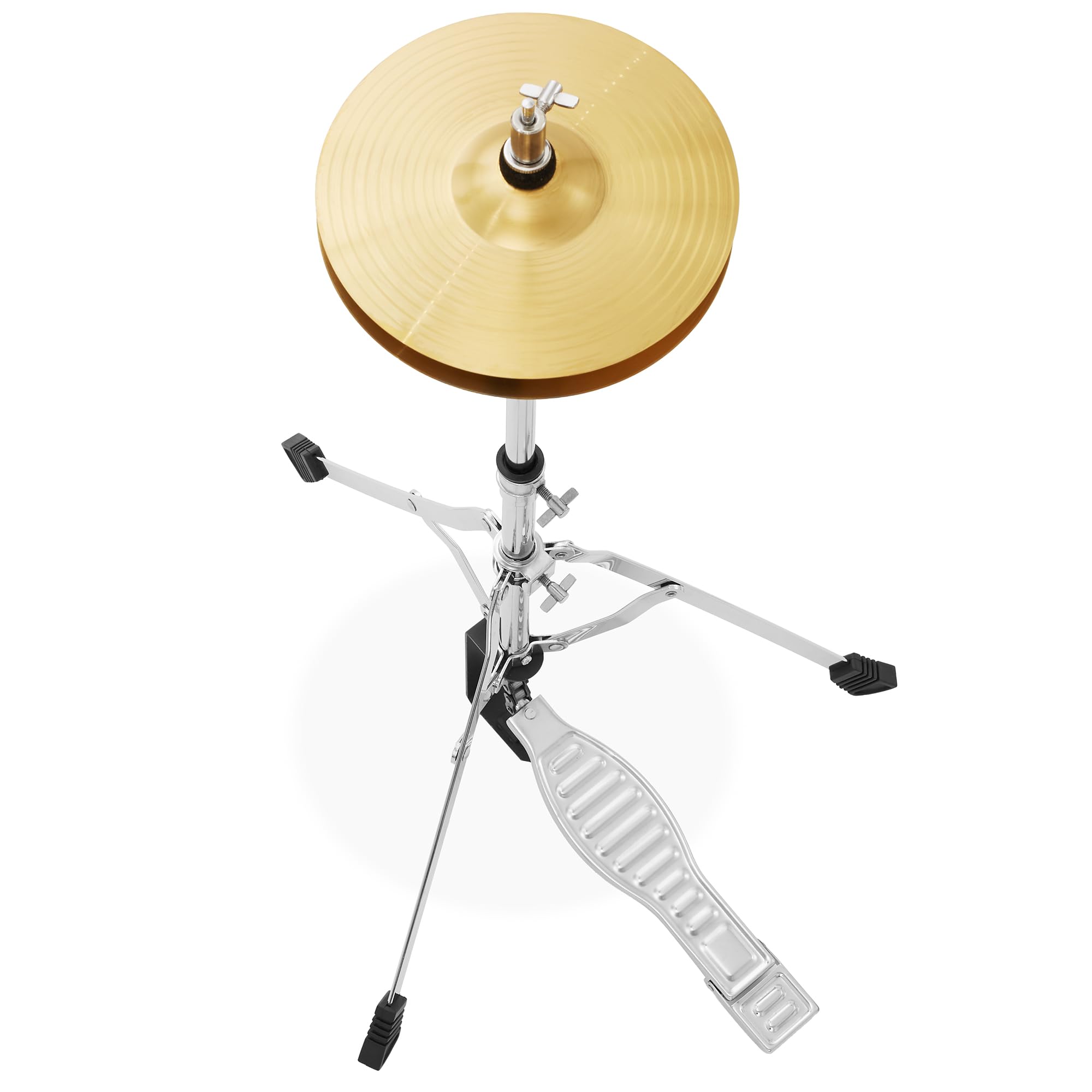 Gammon Percussion 5-Piece Kids Drum Set, Complete Junior Drum Kit with Cymbals, Hardware, Sticks, & Throne – Purple