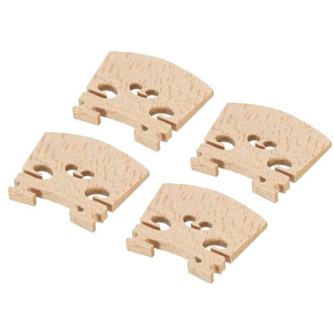MECCANIXITY 1/8 Violin Bridge Maple Wood Violin Parts for 1/8 Violin 4pcs
