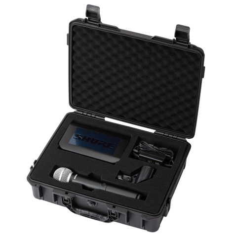 Tankenlid Wireless microphone case – Hard Case Compatible with Shure BLX24/SM58/PG58/BETA58A, for Mics, Receivers and More