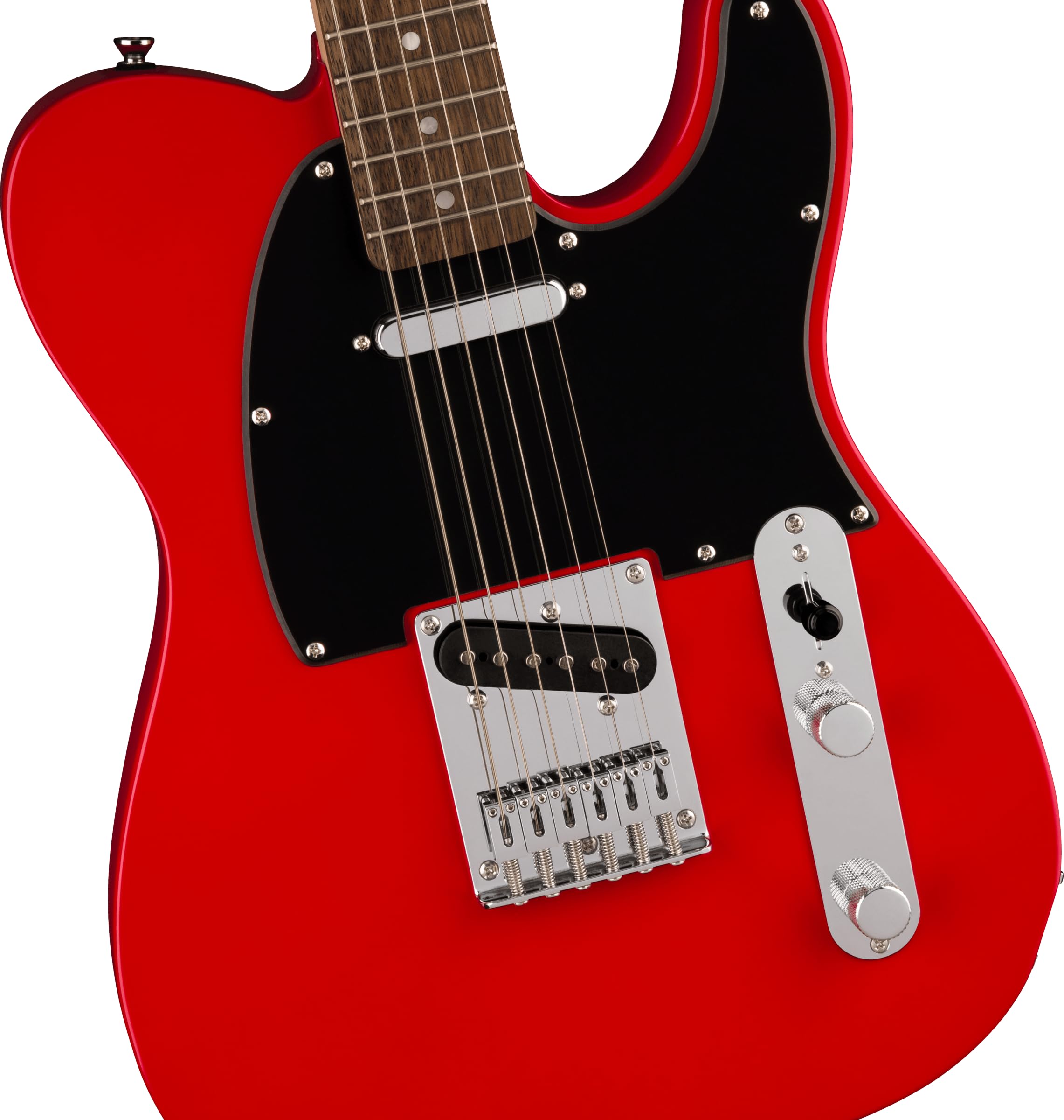 Fender 0373451558 Squire Sonic Telecaster Electric Guitar, Torino Red, Laurel Fingerboard