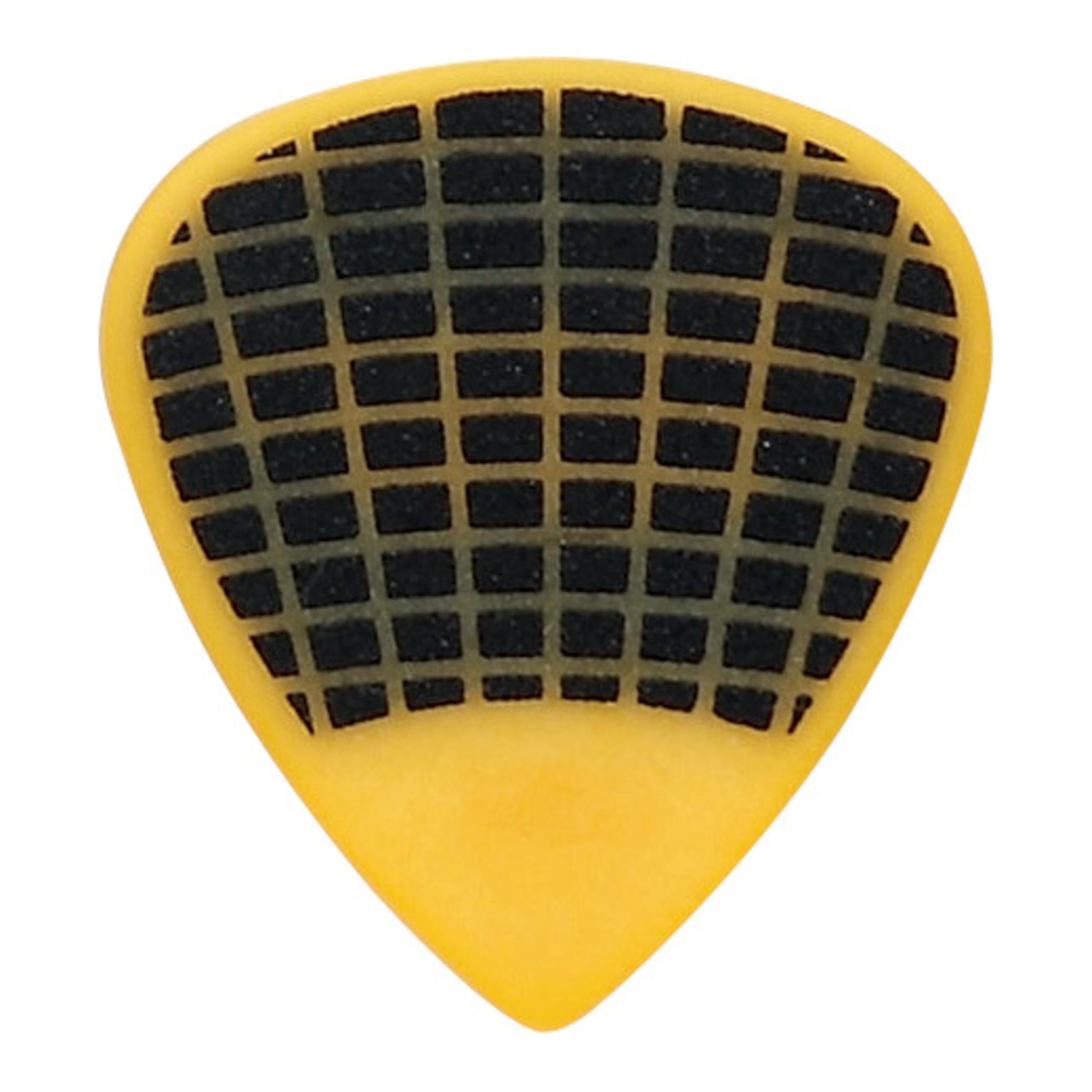 Ibanez PPA16MSGYE Grip Wizard Series, Sand Grip Picks 6 Pack 0.8mm, Yellow