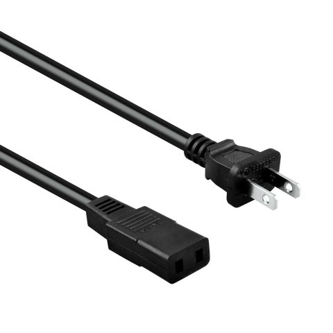 KONKIN BOO 8ft 2-Prong Square AC Power Cord Cable Lead for Roland Alpha Juno 1 & 2 106 D10 D50 Synth