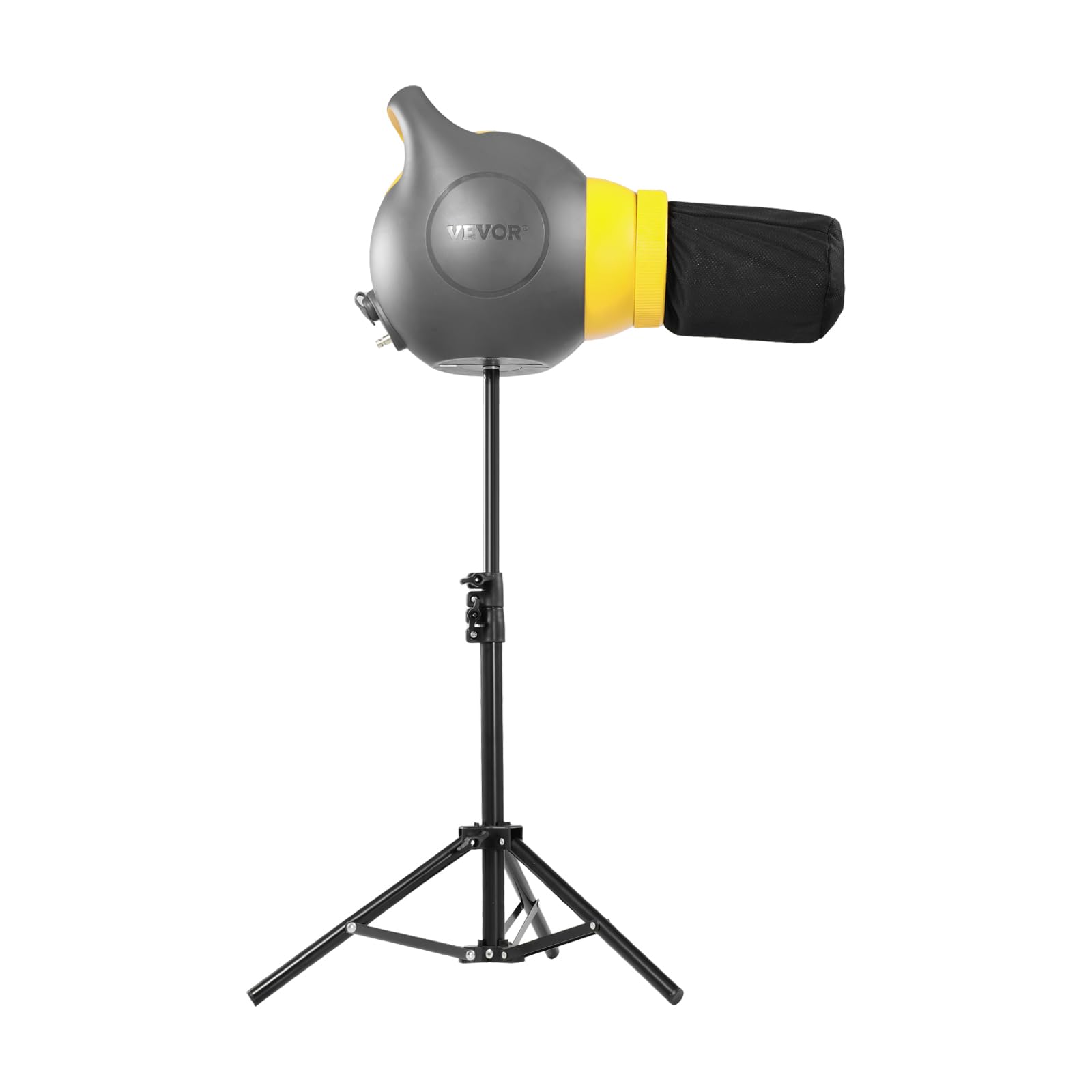 Vevor Foam Machine, 115 W Party Foam Cannon, Portable Foam Maker with Tripod Stand, Backyard, Pool, Outdoor Events, Birthdays, Celebrations, Grey and Yellow