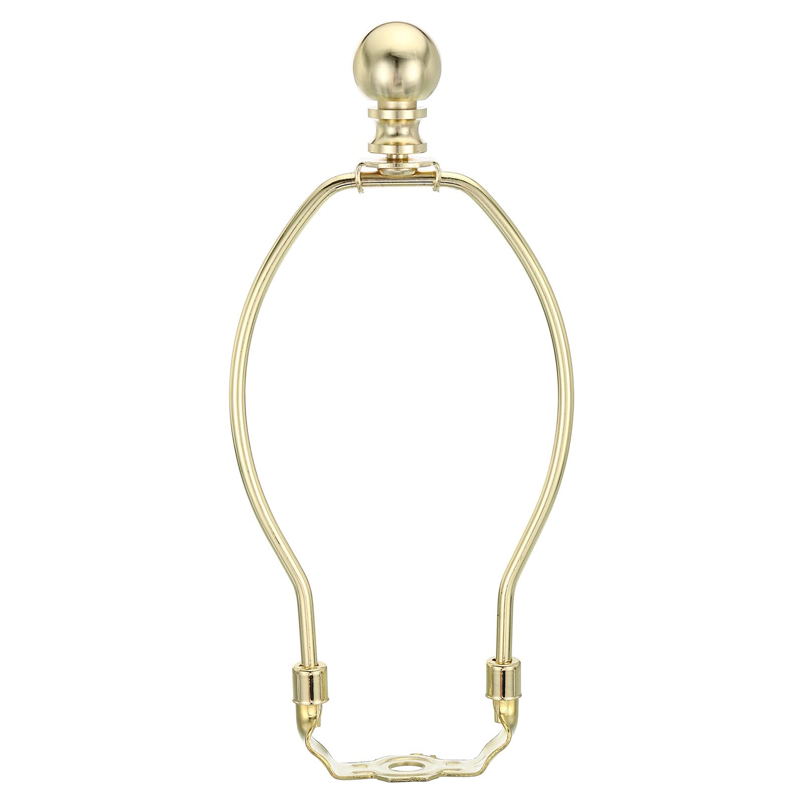 PATIKIL 7 Inch Lamp Harp Kit with Finial, 1 Set Gold Bracket Holder