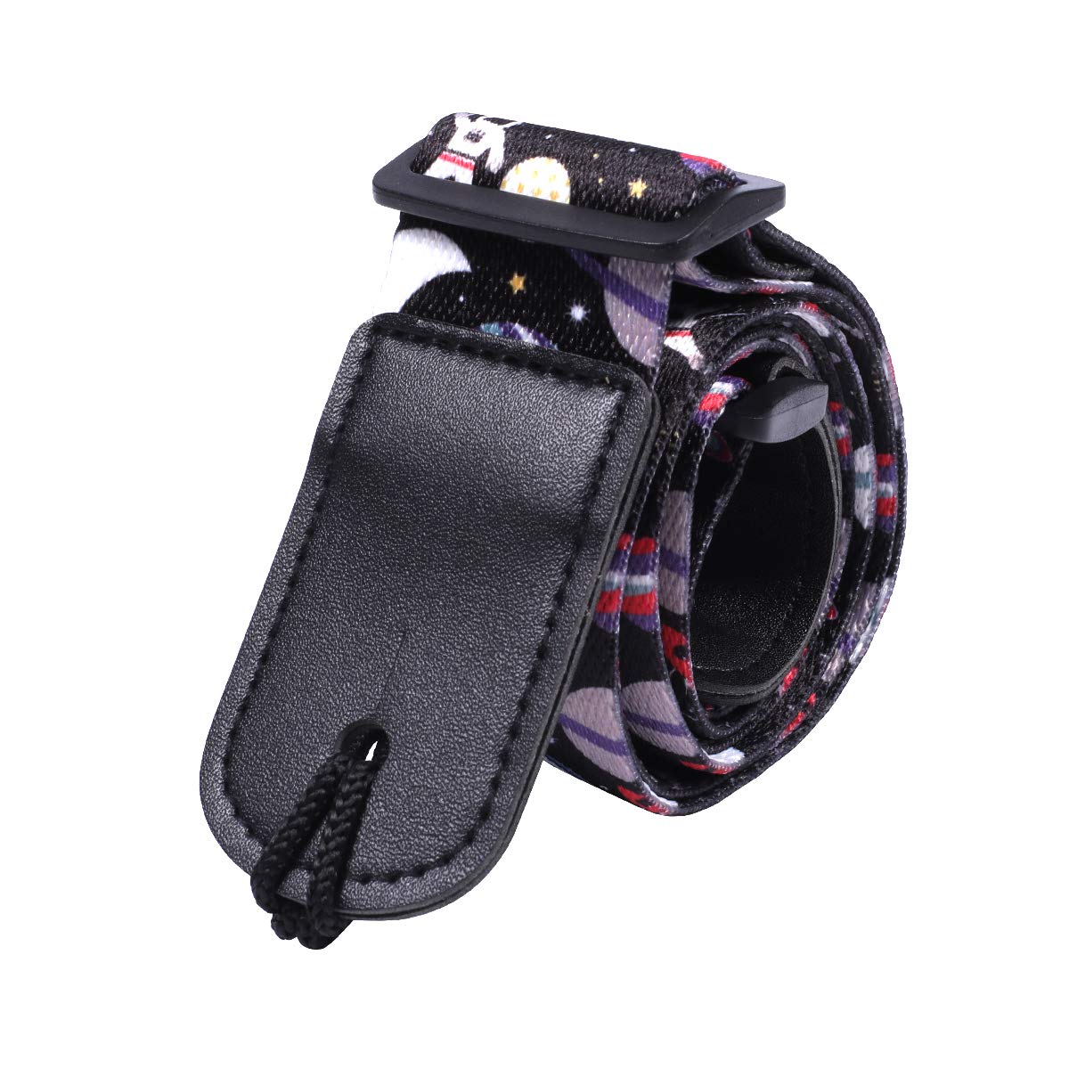 Q QINGGE Ukulele Strap Well made strap for Ukulele and kids’ guitars (black)