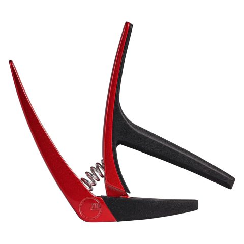 G7th Nashville 6 String Red Guitar Capo – Lightweight and Low Profile with Protective Silicone Pads – The Perfect Capo for Acoustic and Electric Guitar – UK Designed