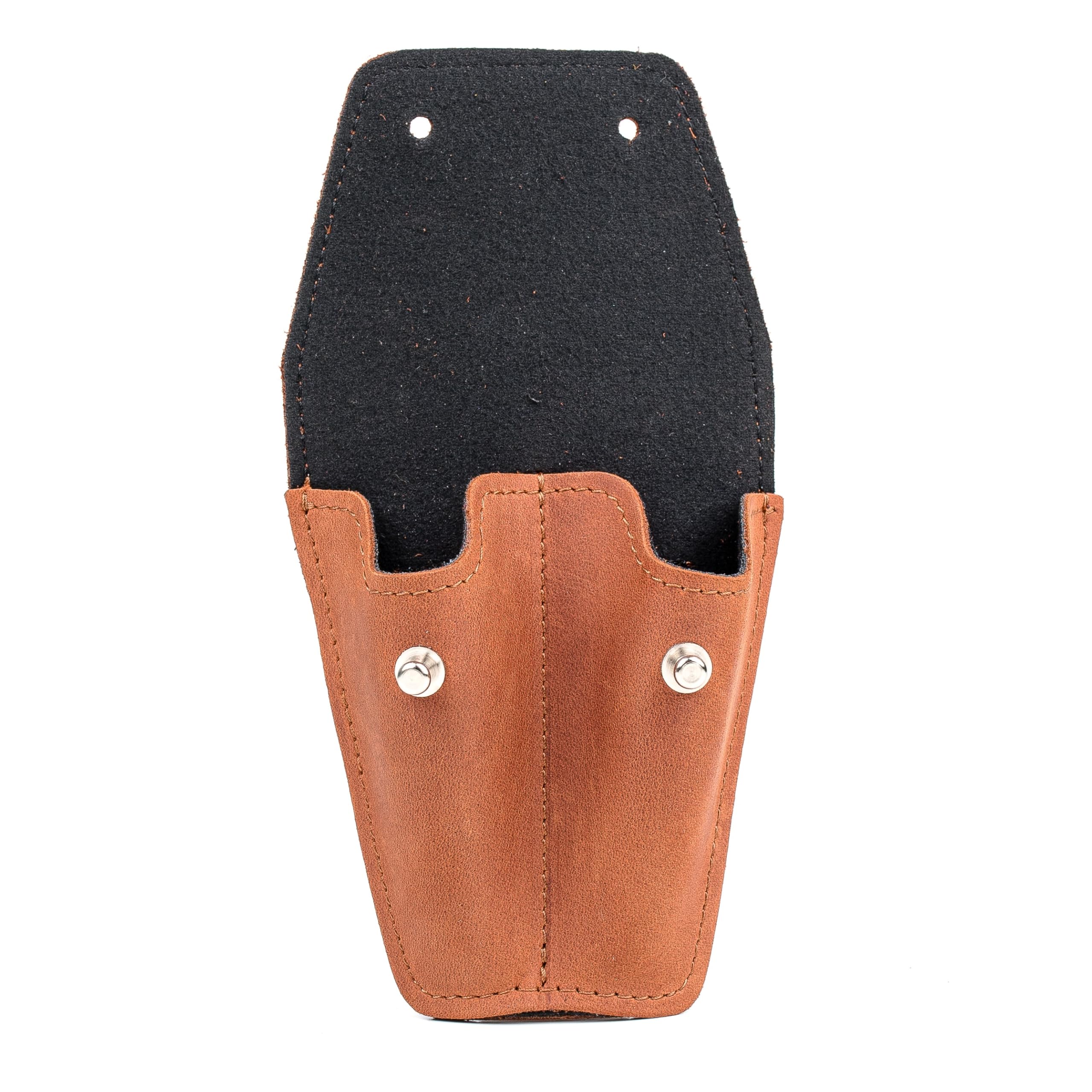 Leather Trumpet Mouthpiece Pouch DOUBLE by MG Leather Work