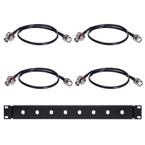 BNC Antenna Relocation Kit, 19″ 1U Rack Mount Antenna Extender
