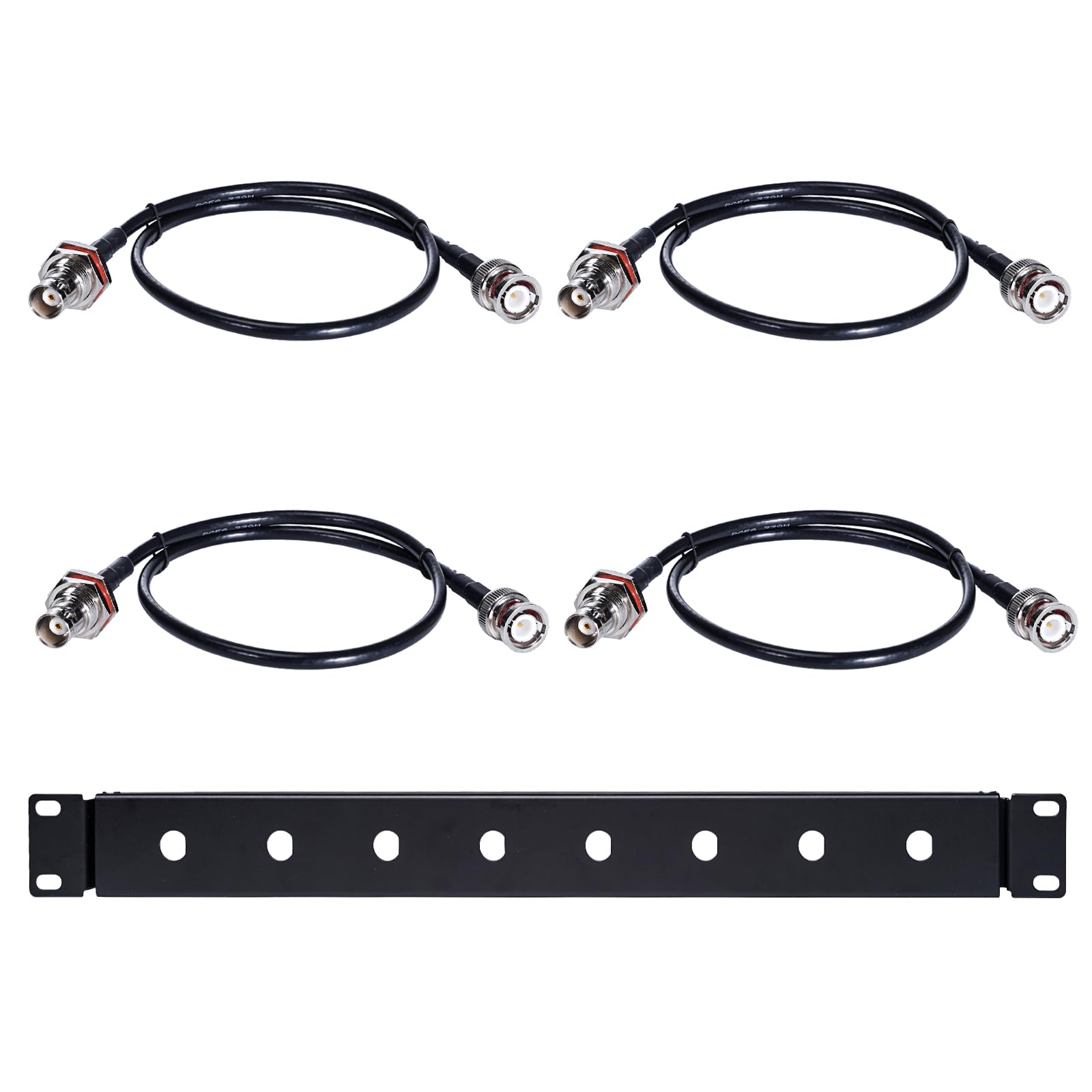 BNC Antenna Relocation Kit, 19″ 1U Rack Mount Antenna Extender
