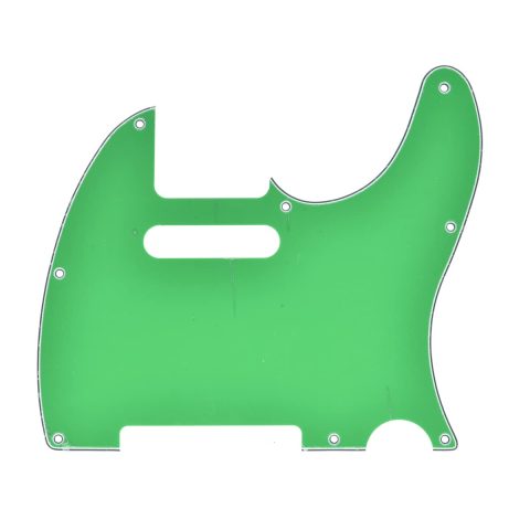 Dopro 8 Hole Tele Guitar Pickguard Scratch Plate fits USA/Mexican FD Telecaster Green 3 Ply
