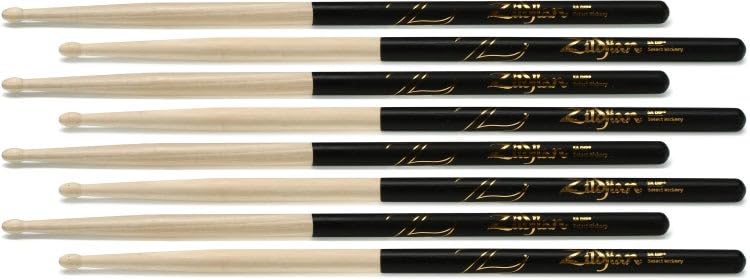 Zildjian DIP Drumsticks – 5A, 4-pack