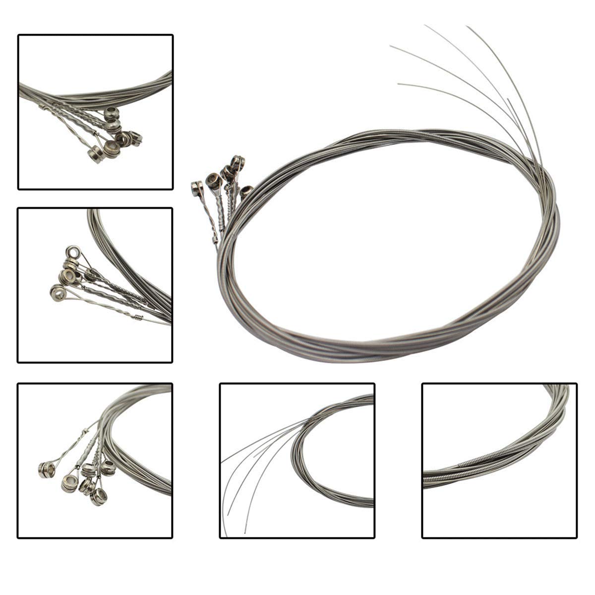 JYsun Electric Guitar Strings 3 Full Sets with Stainless Steel Core Nickel Alloy Wound Nickel-plated Bead Head Including E-1st B-2nd G-3rd D-4th A-5th E-6th