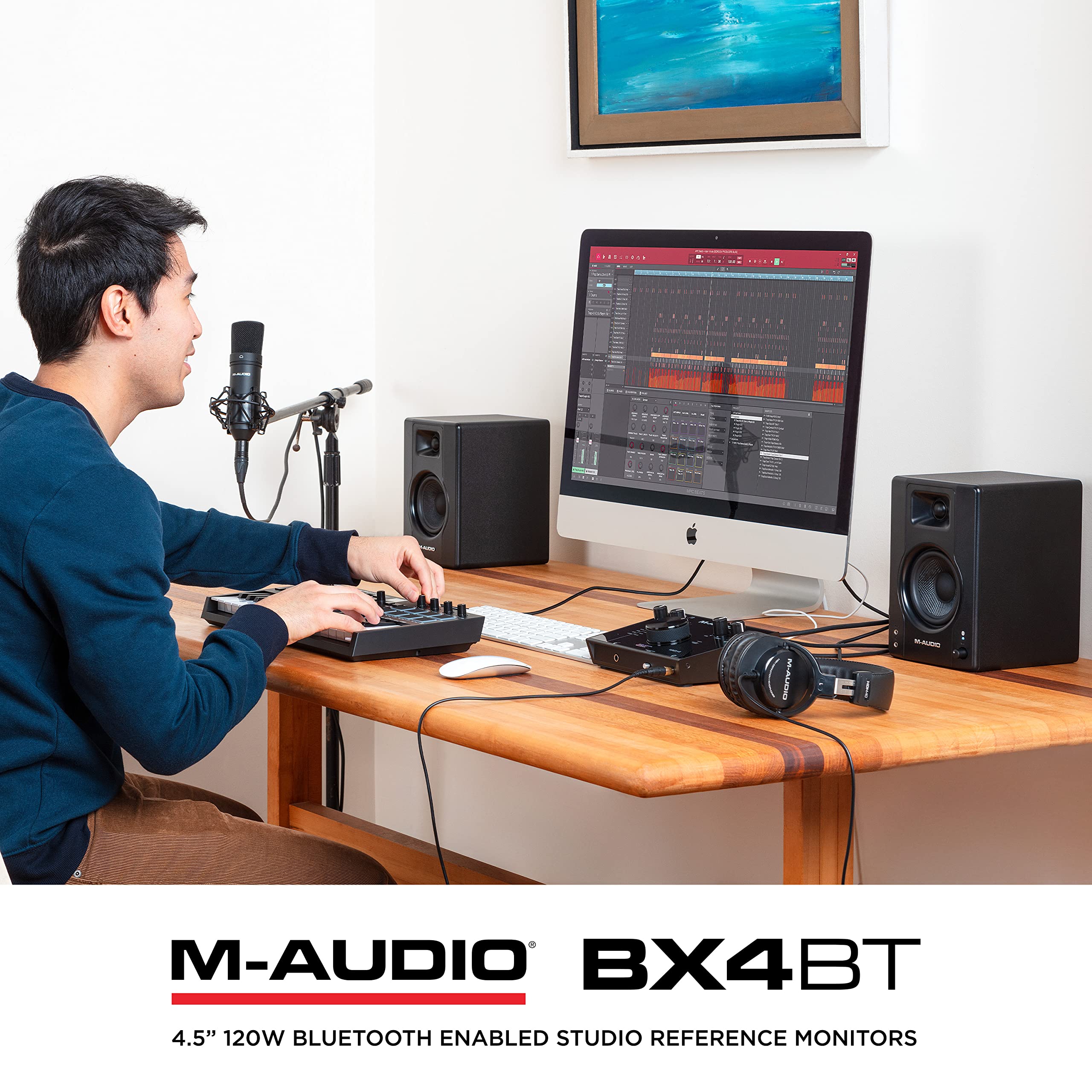 M-AUDIO BX4BT 4.5″ Bluetooth Studio Monitors Pair