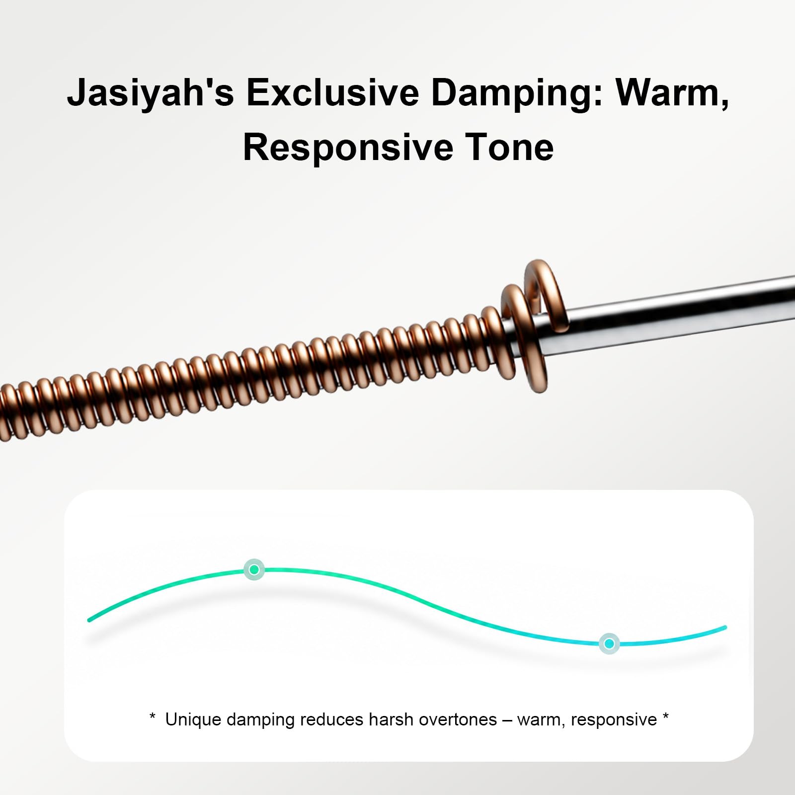 Jasiyah Violin Strings Full Set With Bonus E String, Solid Steel Core, Warm Tone & Durable, Gold Ball-End for 1/4 and 1/2 size