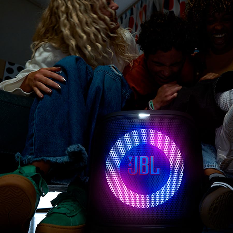 JBL PartyBox Encore Essential 2 Portable Speaker Bundle with EasySing Mics
