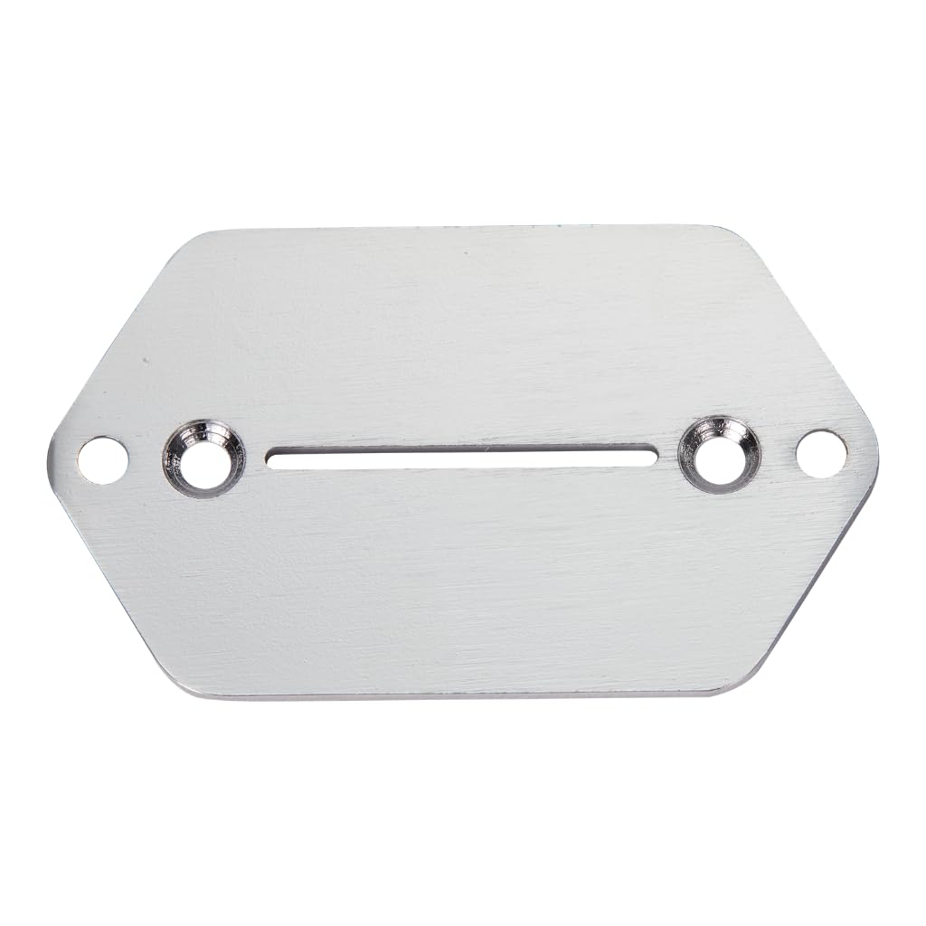 Dopro Electric Guitar Pickup Selector Switch Plate Control Cover Plate with Blade Slot for Contemporary/Marr Jaguar Chrome